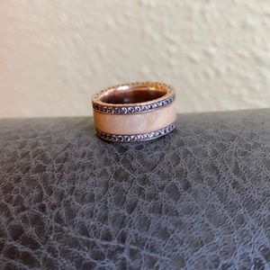 Hearts of Pandora ring, pretty enamel w/ hearts